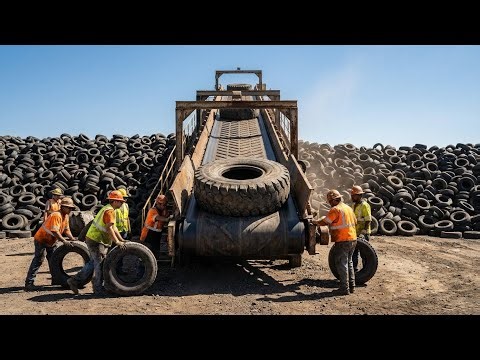 Inside a Modern Car Tire Factory – Watch How Tires Are Made Step by Step