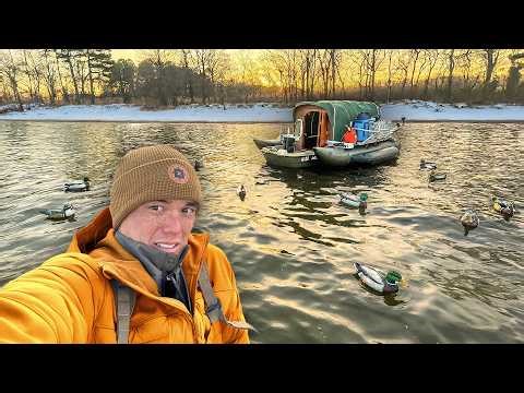 24 HOURS duck hunting from my boat camper
