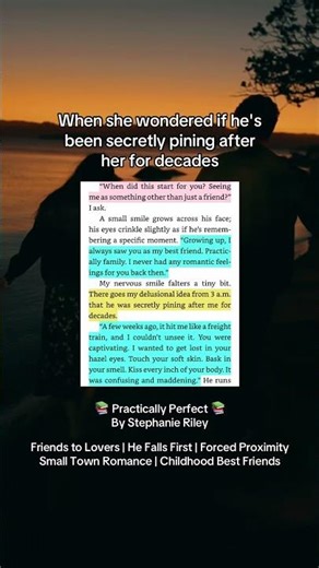 When She Wondered if He's Been Pining After Her for Decades in Practically Perfect #romancebookrecs