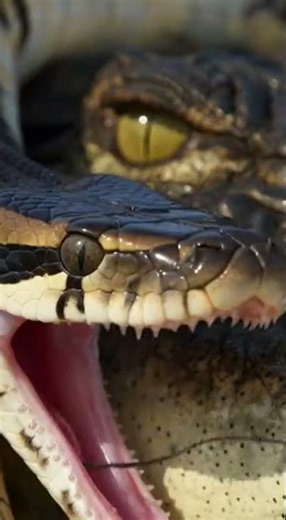 Python Crushes Crocodile in Insane Realistic Battle!