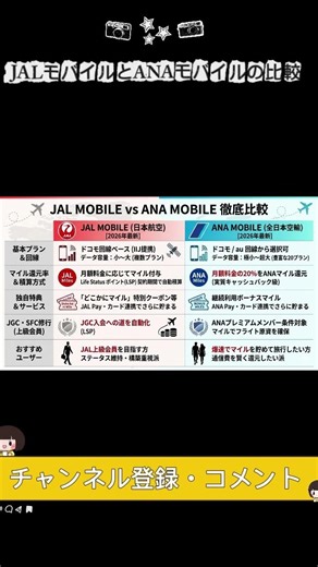 JALとANA、スマホにするならどっち？徹底比較！✈️