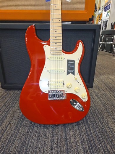 Saga Mantic MST100 HSS Candy Apple Red | Davis Guitar Singapore