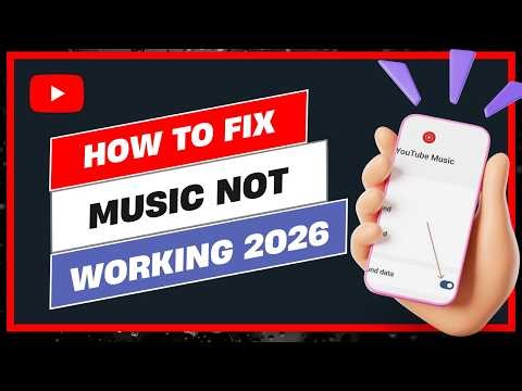 How To Fix YouTube Music Not Working 2026 !
