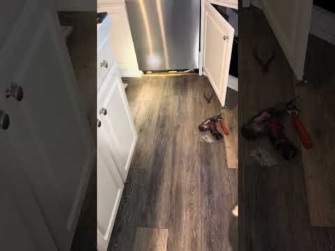 New Samsung stainless steel dishwasher install and new garbage disposal ￼