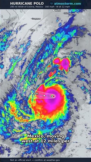 Hurricane Polo — Major Hurricane (Category 5).