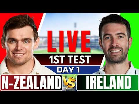 Live: IRE vs NZ | Test Day 1 | Ireland vs New Zealand | Live Commentary | Live Cricket Match Today
