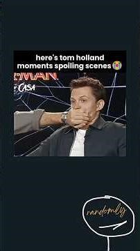since the new trailer came out, here's a comp of tom spoiling🤣 #marvel #spiderman #popculture