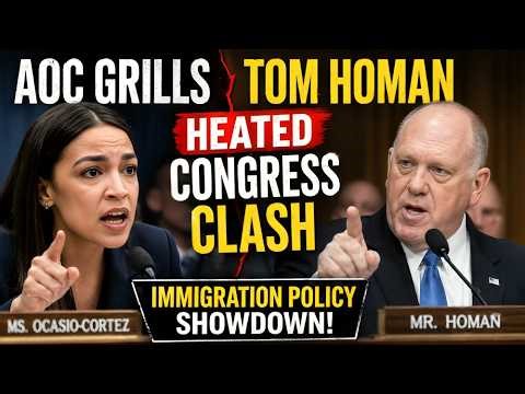 “AOC Grills Tom Homan in Heated Congress Clash Over Immigration Policy”