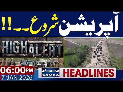 Massive Operation Start | Govt Strict Action | 06 PM News Headlines | 07 Jan 2026 | Samaa TV