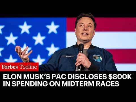Elon Musk’s America PAC Discloses First Wave Of Spending On Midterm Senate Races