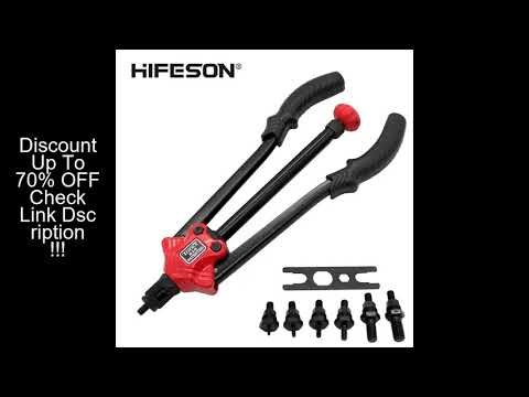 HIFESON rivet nut tool Insert Manual Riveter Threaded Nut Riveting Rivnut Tool for Nuts M3 M4 M5 M6