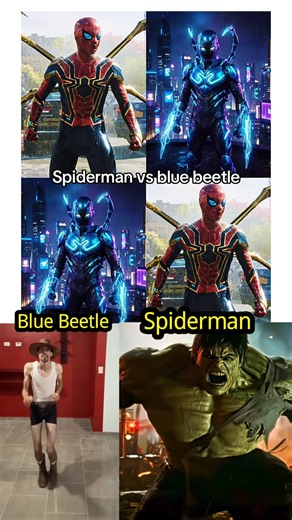 Spiderman VS blue beetle