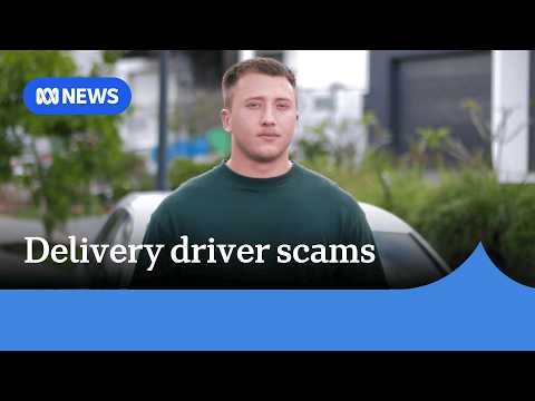 Delivery drivers losing cash to phishing scam prompts union warning | ABC News