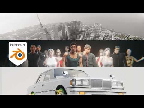 Blender Just Got REALISTIC 🤯 | iCrowd + iCars + iCity FULL Tutorial