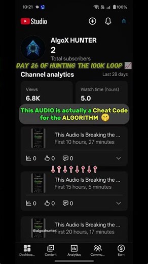 This Audio Is Breaking the Algorithm 🤯 pt26 #algoxhunter