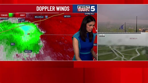 A tornado warning is active in Cass County, Miami County and southern Johnson County. | KCTV5 News Kansas City