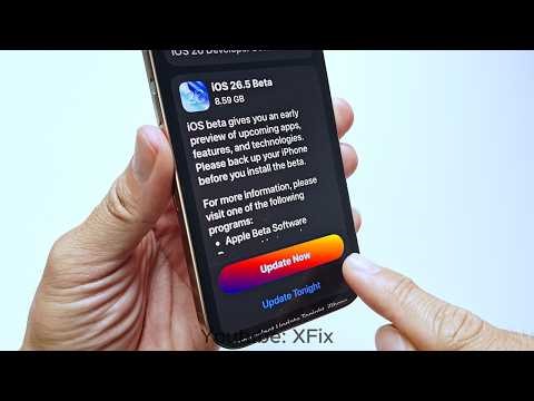 New iOS 26.5 Beta Update Now