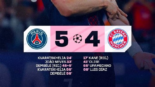 PSG vs. Bayern Munich全场西语集锦 载入史册的欧冠半决赛
