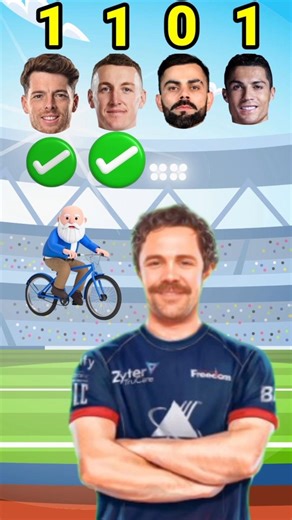 Mitchell Santner 🆚 Harry Brook 🆚 Virat Kohli 🆚 Cristiano Ronaldo Comparison Short ❓#cricket #shorts