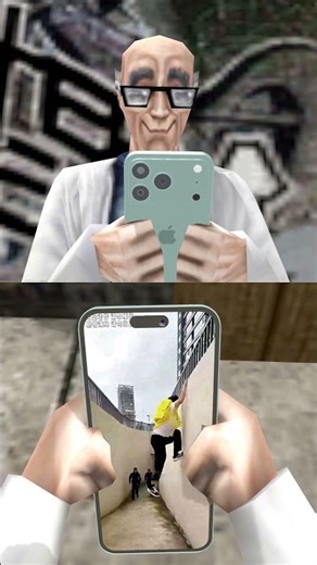 Fellow Scientist does parkour / Half Life fan animated #funny #animation #memes