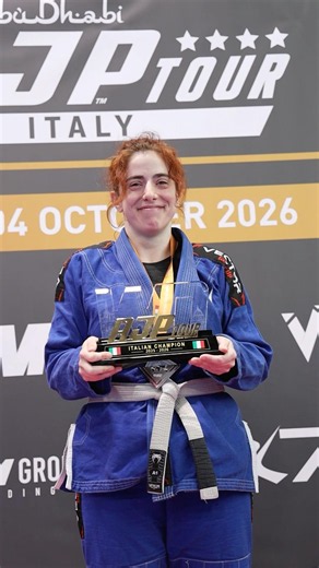 Emma Oroni | Italian Tour Champion 🥇➡️ Abu Dhabi World Pro #ajptour #bjj #whitebelt