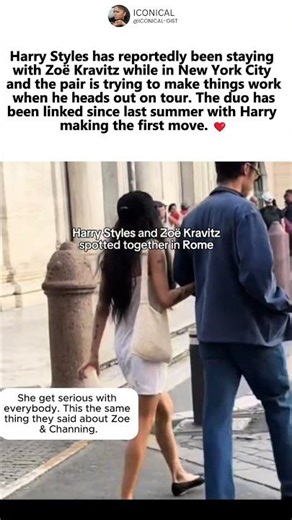 Harry Styles Secretly Staying With Zoë Kravitz In NYC As Romance Heats Up 👀 #harrystyles #zoekravitz