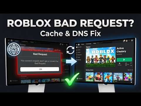 How to Fix Roblox Bad Request Error | Cache & DNS Fix (Step-by-Step)