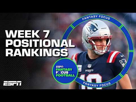 Week 7 Fantasy Rankings: The Biggest Risers at Every Position | Fantasy Focus
