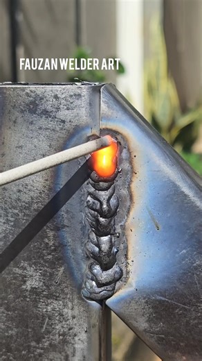 thin iron welding techniques that you have never seen before #welder #viral #welding | Fauzan Welder Art