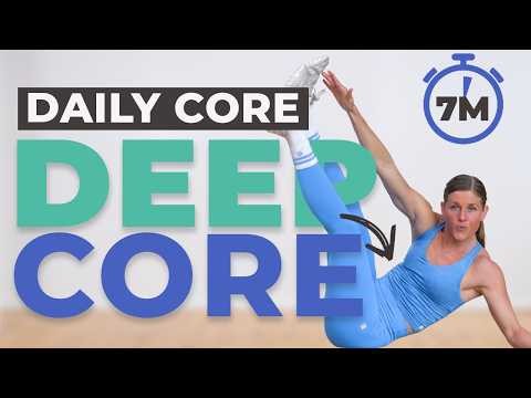 7 Minute Deep Core + Pelvic Floor Workout | No Equipment, No Repeat
