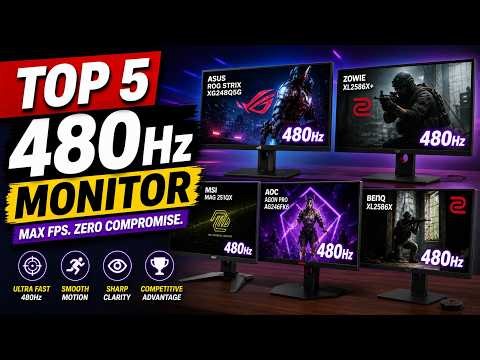 Top 5 Best 480Hz Gaming Monitor of {2026} | Top picks our 480Hz monitor Reviewed!