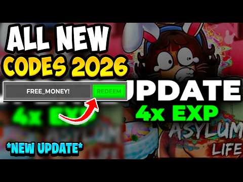*NEW UPDATE* ALL WORKING ASYLUM LIFE CODES IN APRIL 2026! Roblox Asylum Life Codes 2026