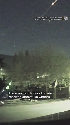 Did you see the fireball over B.C. this week? | #shorts #meteor