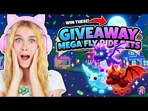 FREE LEGENDARY & MEGA PETS! 🎁 Adopt Me Trading & Giveaway LIVE