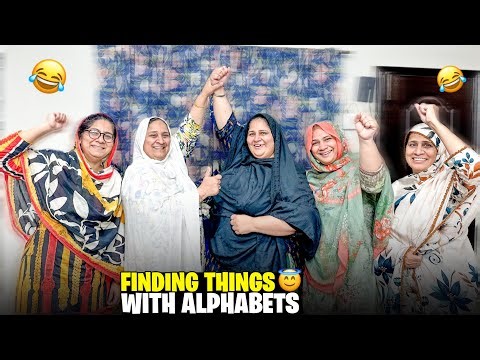 Finding Things With Alphabets Challenge With Khalas😁||Sari Khalas Ko Khoob Bhagaya🤣🤣