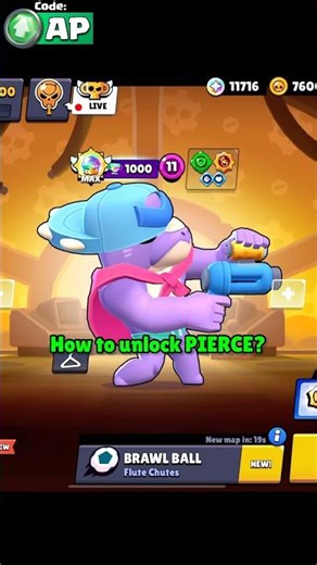 How to unlock Pierce🤨🤔 Brawl Stars