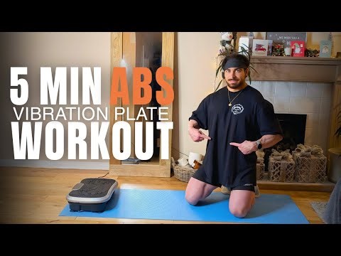5 MINUTE at HOME Vibration Plate ABS Blast | Burn Calories fast!
