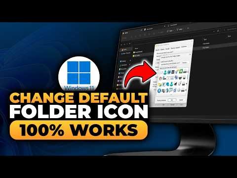 How To Change Windows 11 Default Folder Icon (𝟮𝟬𝟮𝟲) | 100% WORKS | NO Yapping, To The Point & EASY!