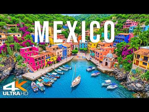 Mexico 4K Drone Footage | Cancun, Riviera Maya & Crystal Clear Beaches, Vibrant Coastal Paradise
