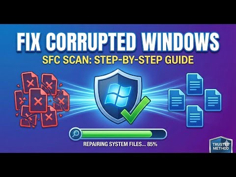 How to Fix Corrupted System Files in Windows 10/11 (SFC /Scannow Command) | TechReFiner