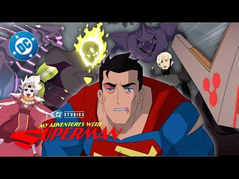 The most INSANE villain fights 😳 | Best of My Adventures with Superman | DC