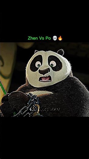 Po Vs Zhen 💀😱 | Kung Fu panda | #Po #edit #shorts #animation