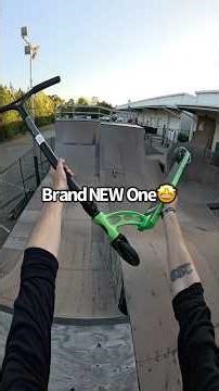 Giving away a brand new scooter! 💚🛴#shorts #sports #scooter #tricks #gopro #kindness #skate