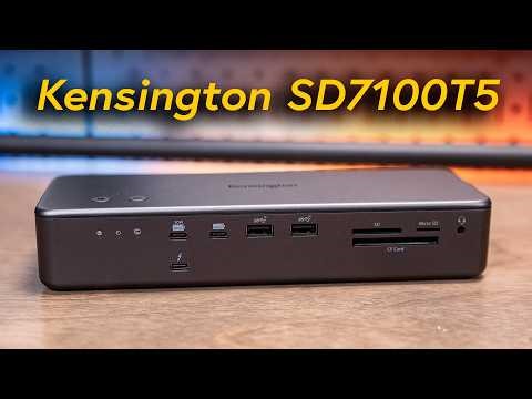 Kensington SD7100T5 EQ Pro Dock: Thunderbolt 5, NVME SSD Slot, and Plenty of Ports!