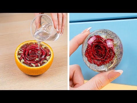 Easy and Beautiful Resin Art Projects to Upgrade Your Bedroom✨