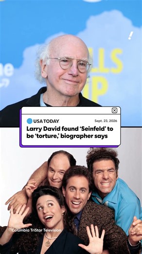 Larry David found 'Seinfeld' to be 'torture,' biographer reveals