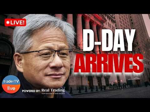 $NVDA Countdown Extends! Tech Stocks Rise Ahead Of 'Make Or Break' Earnings | Stock Market Live