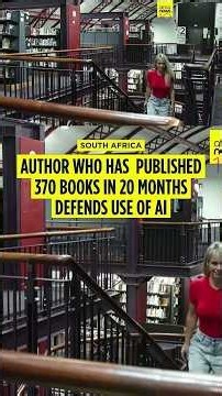 South African author defends use of AI to write her books
