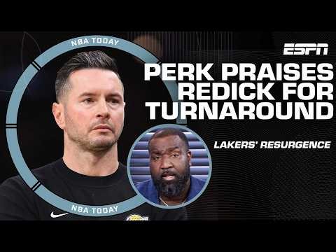 Kendrick Perkins gives JJ Redick his flowers 💐 ‘He's got the Lakers' attention!' | NBA Today