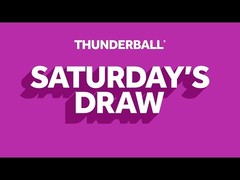 The National Lottery Thunderball draw results from Saturday 25 April 2026